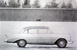 Chevrolet Parts -  1956 210 4DR SEDAN SIDE VIEW B&W PHOTO