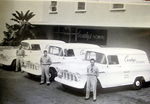 Chevrolet Parts -  1956 FLOWER DELIVERY PANEL TRUCKS B&W PHOTO