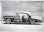 Chevrolet Parts -  1956 BEL AIR 4DR HARDTOP-SIDE VIEW B&W PHOTO