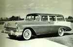 Chevrolet Parts -  1956 BEL AIR 4 DOOR STATION WAGON B&W PHOTO