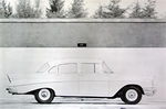 Chevrolet Parts -  1957 210 4DR SEDAN W/FUEL INJECTION B&W PHOTO