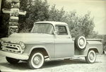 Chevrolet Parts -  1957 CHEVROLET LONGBED PU W/SPARE B&W PHOTO