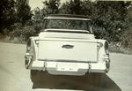 Chevrolet Parts -  1957 CAMEO PICKUP-REAR VIEW B&W PHOTO