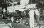 Chevrolet Parts -  '57 210 2DR SDN BODY TO FRAME-REAR B&W PHOTO