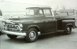 Chevrolet Parts -  1957 CHEV 1/2 TON LONG 3/4 SIDE VIEW B&W PHOTO