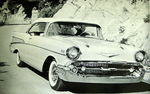 Chevrolet Parts -  1957 BEL AIR 2 DOOR HARDTOP B&W PHOTO
