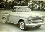 Chevrolet Parts -  1958 CHEV 1/2 TON STEPSIDE PICKUP B&W PHOTO