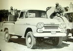 Chevrolet Parts -  1958 CHEVROLET 4x4 PICKUP B&W PHOTO