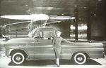 Chevrolet Parts -  1958 CHEV 1/2 TON FLEETSIDE SIDE VIEW B&W PHOTO