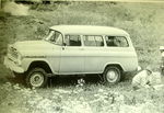 1959 CHEVROLET SUBURBAN 4x4 B&W PHOTO