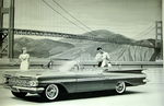 Chevrolet Parts -  1959 CHEV CONVERTIBLE TOP DOWN B&W PHOTO