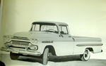 Chevrolet Parts -  1959 CHEV APACHE 3200 FLEETSIDE B&W PHOTO