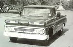 Chevrolet Parts -  '60 CHEV 1/2T FLEETSIDE 3/4 FRONT VIEW B&W PHOTO