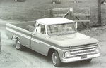 Chevrolet Parts -  '65 CHEV 1/2T LONG FLEET 3/4 SIDE VIEW B&W PHOTO