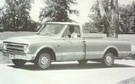 Chevrolet Parts -  '67 CHEV 1/2T LONG FLEET 3/4 SIDE VIEW B&W PHOTO