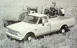 Chevrolet Parts -  1967 CHEV 3/4 TON FLEET 3/4 SIDE VIEW B&W PHOTO