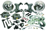 Chevrolet Parts -  1963-1970 DISC BRAKE KIT-8 LUG-STOCK SPINDLE