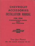 Chevrolet Parts -  1954 ACCESSORY INSTALLATION MANUAL