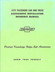 Chevrolet Parts -  1959 ACCESSORY INSTALLATION MANUAL