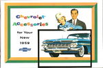 Chevrolet Parts -  1959 CAR COLOR ACCESSORY BROCHURE