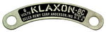 Chevrolet Parts -  1923-29 "KLAXON" HORN METAL ID TAG