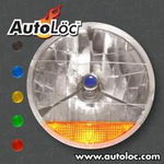 Chevrolet Parts -  7" DIA. TRI BAR HEADLIGHT W/AMBER SIGNAL