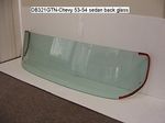 1953-54 2&4DR SED REAR GLASS-GREEN