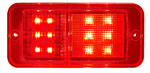 Chevrolet Parts -  1968-1972 TRUCK LED MARKER LIGHT-RED-NO TRIM