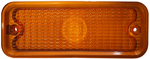 1973-74PU PARKING LIGHT LENS-DIFFUSED-AMBER-R