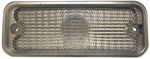 1975-80PU PARKING LIGHT LENS-DIFFUSED-CLEAR-L