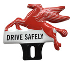 Chevrolet Parts -  "DRIVE SAFELY" PEGASUS LICENSE ORNAMENT