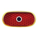 Chevrolet Parts -  1940 TAIL LIGHT LENS WITH BLUE DOT