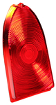 Chevrolet Parts -  1955-58 CAMEO TAIL LIGHT LENS - RED
