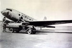Chevrolet Parts -  1934-35 CHEV TANKER W/AIRPLANE B&W PHOTO