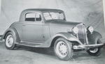 Chevrolet Parts -  1933 STD COUPE 3/4FRONT B&W PHOTO