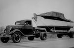 Chevrolet Parts -  1936 CHEV 1-1/2 TON W/CHRIS CRAFT B&W PHOTO