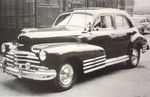 Chevrolet Parts -  1947 4DR FLEETLINE SEDAN B&W PHOTO