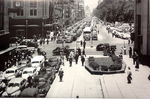 Chevrolet Parts -  1940'S DOWNTOWN STREET TRAFFIC B&W PHOTO