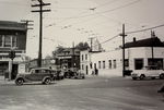 Chevrolet Parts -  1947 LONG BEACH, CA STREET SCENE B&W PHOTO