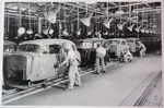 Chevrolet Parts -  1936 CAR ASSEMBLY LINE - PAINT BUFF B&W PHOTO