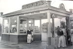Chevrolet Parts -  EARLY RICHFIELD GAS STATION B&W PHOTO