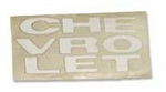 1969-70 TRUCK GRILLE LETTERS-WHITE
