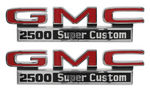 GMC Parts -  1971-72 "GMC 2500 SUPER CUSTOM" EMB