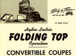 Chevrolet Parts -  1942-48 CONVERTIBLE TOP BOOKLET