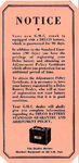 1937-54 GMC TRK BATTERY NOTICE CARD