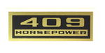 Chevrolet Parts -  1962 PASS "409" HP VALVE COVER DECALS