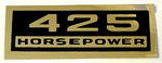 Chevrolet Parts -  1963-64 PASS "425" HP VALVE COVER DECALS