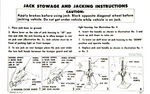 Chevrolet Parts -  1957 WAG/NOMAD JACKING INSTRUCTIONS