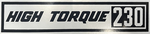 1963-65 TRK HI-TORQUE 230 VALVE COVER DECAL