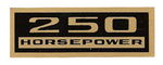 1963-65 CAR "250" H.P. VALVE COVER DECAL